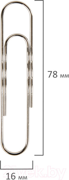 Изображение товара Скрепки Brauberg 270450 (50шт)