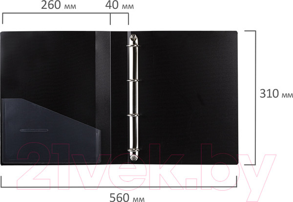 Изображение товара Папка для бумаг Brauberg Extra / 270547 (черный)