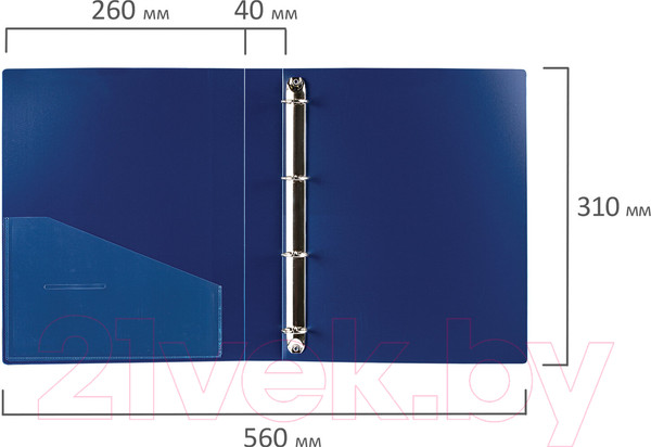Изображение товара Папка для бумаг Brauberg Extra / 270548 (синий)