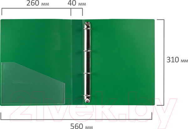 Изображение товара Папка для бумаг Brauberg Extra / 270550 (зеленый)