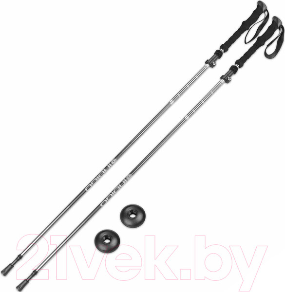 Изображение товара Палки для скандинавской ходьбы Indigo Sport FL-36-5 (85-135см, серый)