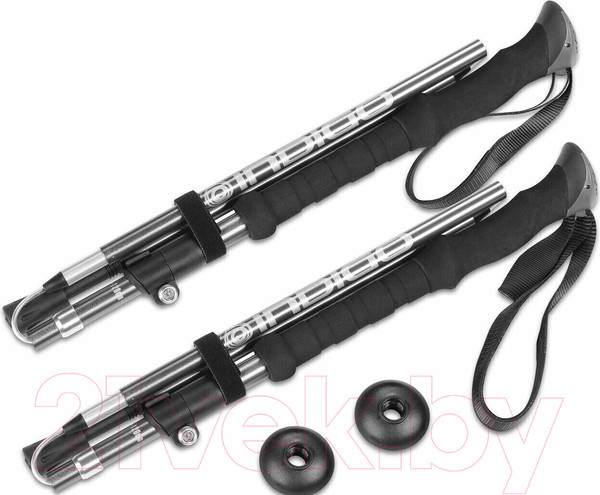 Изображение товара Палки для скандинавской ходьбы Indigo Sport FL-36-5 (85-135см, серый)