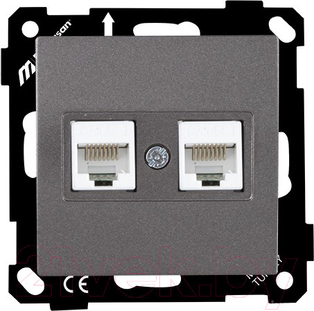 Изображение товара Розетка Mutlusan Elitra 2270 138 0195 (дымчатый)