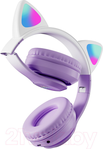 Изображение товара Наушники детские Miru W103 CAT EP-W10 (сиреневый)
