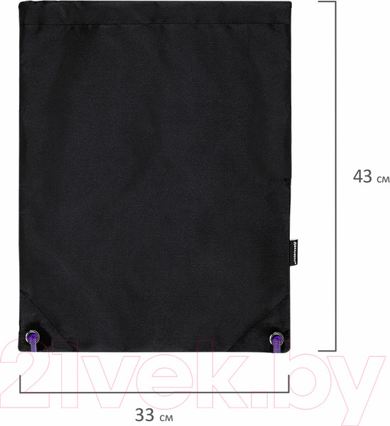 Изображение товара Мешок для обуви Brauberg Neon Purple / 271626