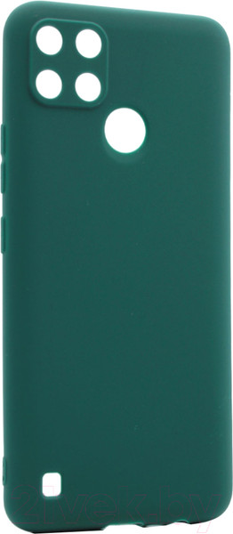 Изображение товара Чехол-накладка Case Coated для Realme C21Y (темно-зеленый)
