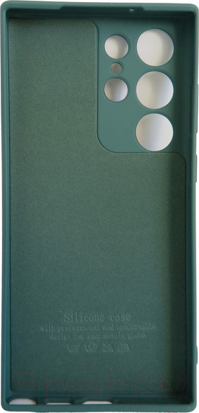 Изображение товара Чехол-накладка Case Coated для Galaxy S23 Ultra (темно-зеленый)