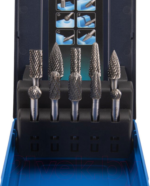 Изображение товара Набор борфрез Norgau HM KPLM06X-45 DCM D8+D10 / 077200510