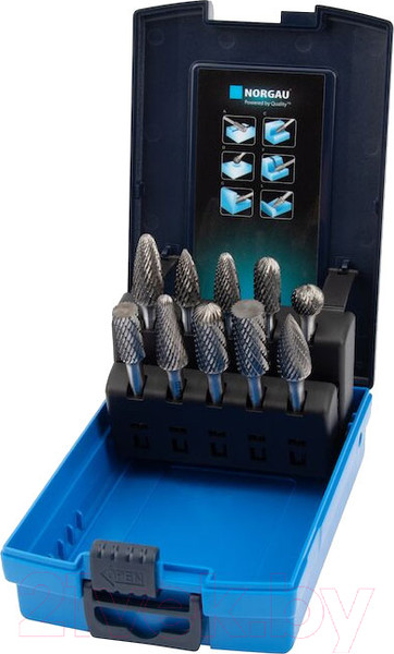 Изображение товара Набор борфрез Norgau HM KPLM06X-45 DCM D10+D12 / 077200520