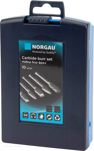 Изображение товара Набор борфрез Norgau HM KPLM06X-45 DCM D10+D12 / 077200520