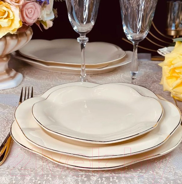 Изображение товара Набор тарелок Lenardi Мираж 205-549 (6шт)