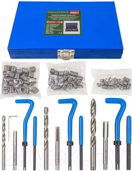 Изображение товара Набор футорок для восстановления резьбы RockForce RF-9088U1 (56280)