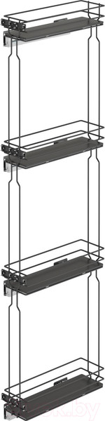 Изображение товара Бутылочница Starax Nova 200 S-2929-А (левое крепление, антрацит)