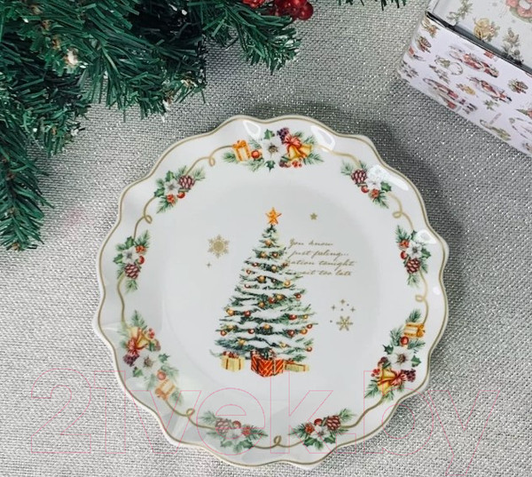 Изображение товара Набор тарелок Lenardi Новогодний 205-304 (6шт)