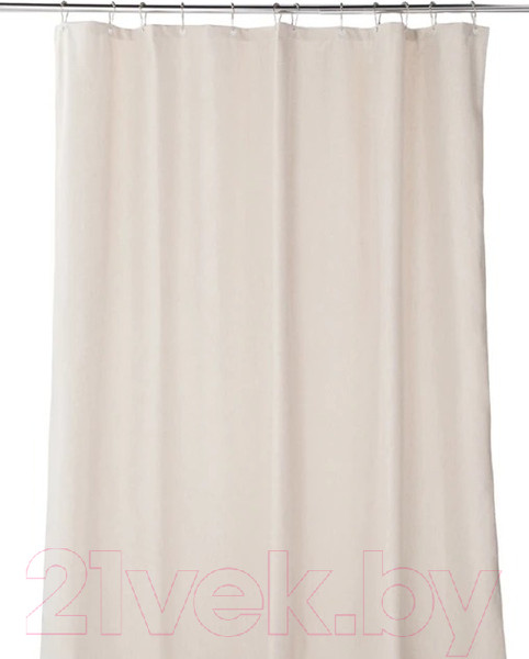 Изображение товара Шторка-занавеска для ванны Home One Linen 180x200 / 412875 (бежевый)