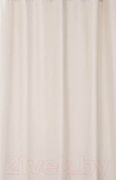 Изображение товара Шторка-занавеска для ванны Home One Linen 180x200 / 412875 (бежевый)