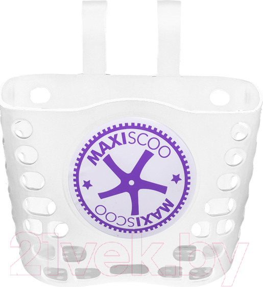 Изображение товара Велокорзина Maxiscoo Универсальная / MSC-B2301B (белый)