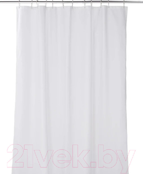 Изображение товара Шторка-занавеска для ванны Home One Linen 180x200 / 412877 (белый)