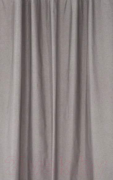 Изображение товара Шторка-занавеска для ванны Home One Linen 180x200 / 412876 (серый)
