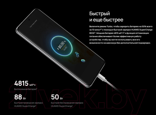 Изображение товара Смартфон Huawei P60 Pro 8GB/256GB / MNA-LX9 (жемчужина рококо)