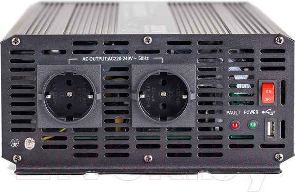 Изображение товара Автомобильный инвертор Geofox M 3000W/24v-2p