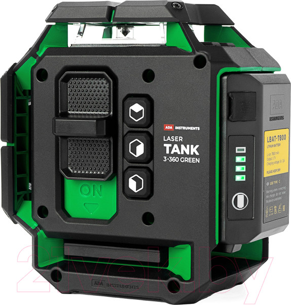 Изображение товара Лазерный уровень ADA Instruments LaserTank 3-360 Green Basic Edition / А00633
