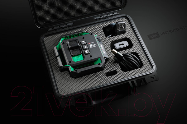 Изображение товара Лазерный уровень ADA Instruments LaserTank 4-360 Green Basic Edition / А00631