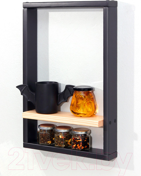 Изображение товара Полка Millwood MW6 340x90x500 (сосна черная)