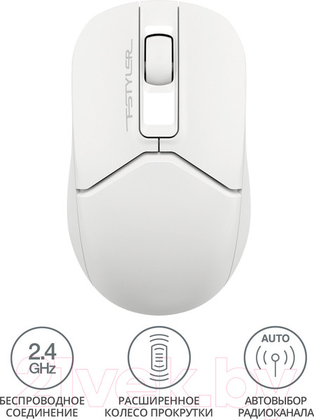 Изображение товара Мышь A4Tech Fstyler FG12 (белый)