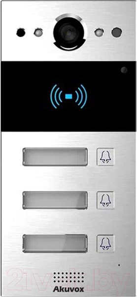 Изображение товара Вызывная панель Akuvox R20B On-Wall (на 3 абонента)