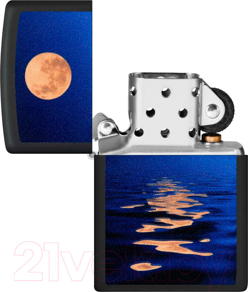 Изображение товара Зажигалка Zippo Moon Sunset / 49810 (черный)