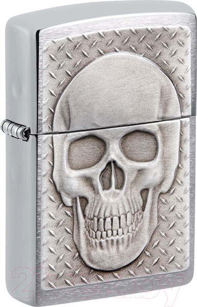 Изображение товара Зажигалка Zippo Skull Design / 29818 (серебристый)