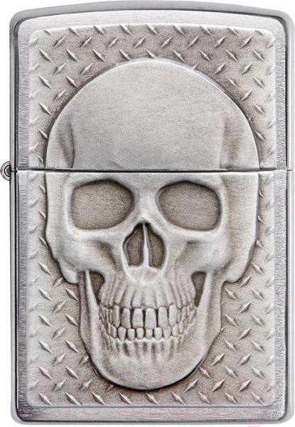 Изображение товара Зажигалка Zippo Skull Design / 29818 (серебристый)