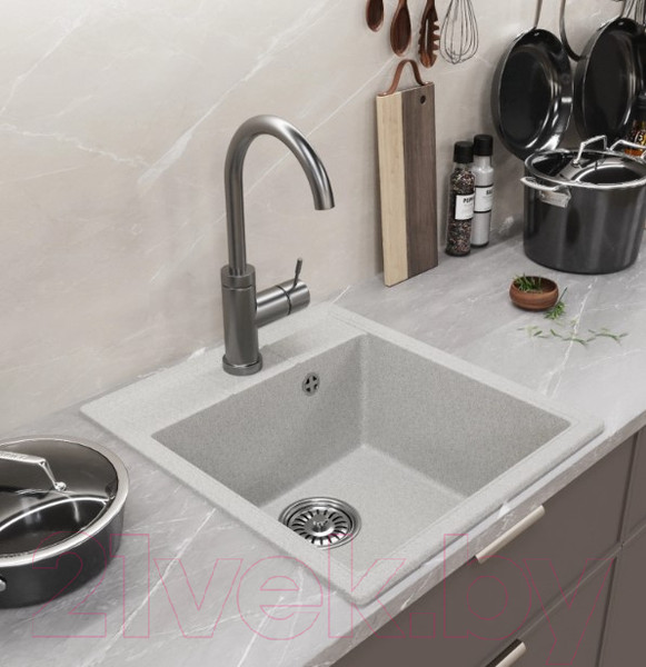 Изображение товара Мойка кухонная Mixline ML-GM28 552098 (серый)