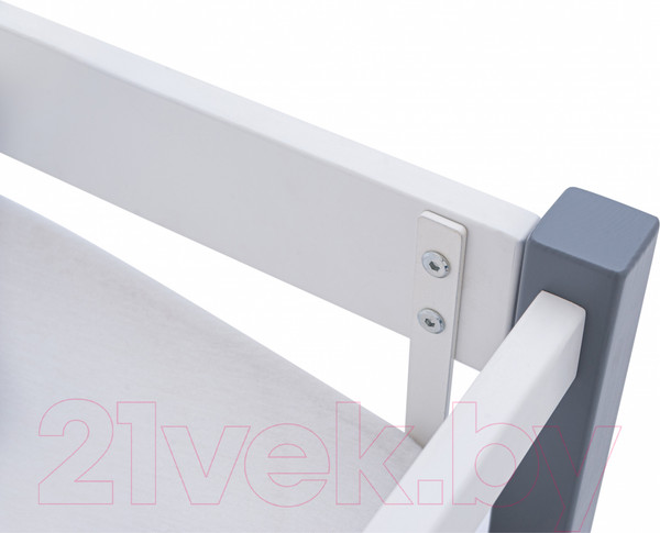 Изображение товара Кровать-тахта детская Бельмарко Svogen / 1354 (графит/белый, мишки)