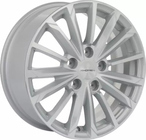 Изображение товара Литой диск Khomen KHW1611 Octavia/Golf/Jetta 16x6.5" 5x112мм DIA 57.1мм ET 50мм (F-Silver)