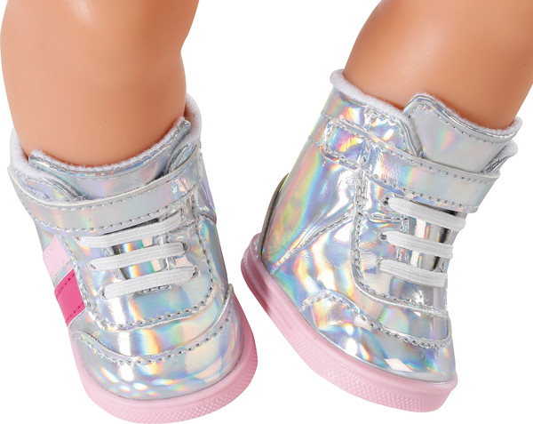 Изображение товара Аксессуар для куклы Baby Born Серебряные кеды / 41290