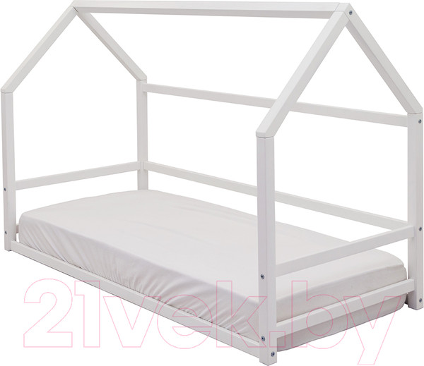 Изображение товара Каркас кровати детской Бельмарко Svogen домик Монтессори / 700 (белый)