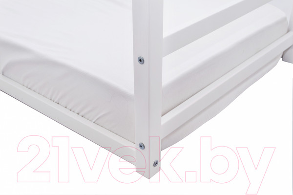 Изображение товара Каркас кровати детской Бельмарко Svogen домик Монтессори / 700 (белый)