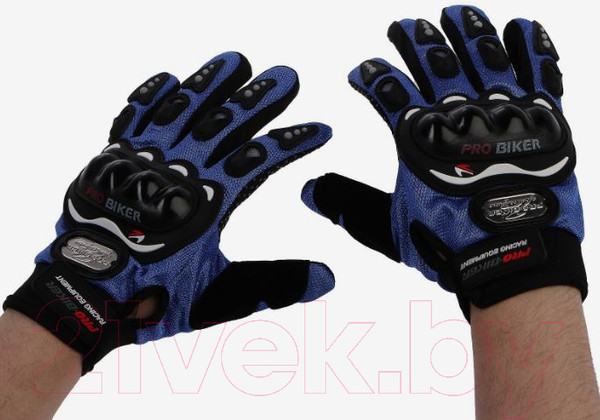 Изображение товара Мотоперчатки Sima-Land 3734849 (р.L, синий)