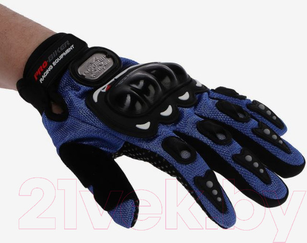 Изображение товара Мотоперчатки Sima-Land 3734850 (р.XL, синий)