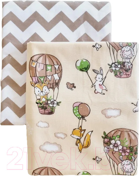 Изображение товара Набор пеленок детских Sofi Непромокаемая / 1039 (2шт, бежевый)