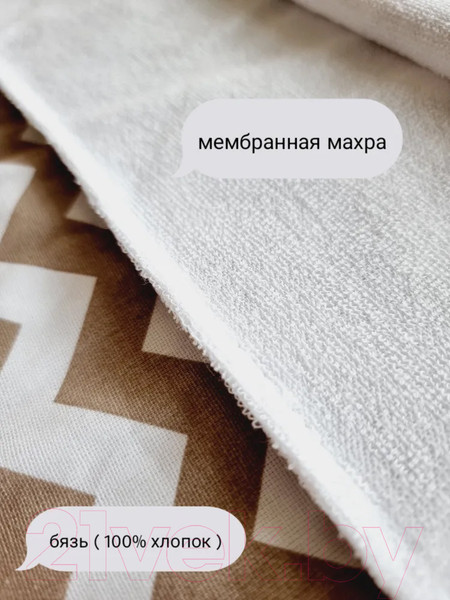 Изображение товара Набор пеленок детских Sofi Непромокаемая / 1039 (2шт, бежевый)