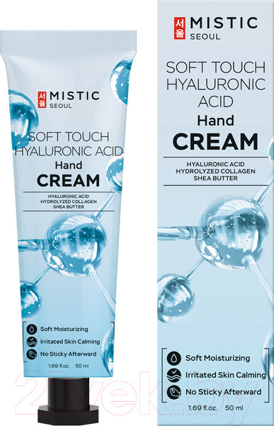 Изображение товара Крем для рук Mistic Soft Touch Hyaluronic Acid Увлажняющий (50мл)