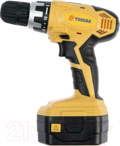 Изображение товара Аккумуляторная дрель-шуруповерт Tundra 5437468