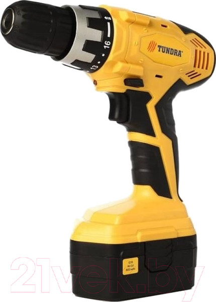 Изображение товара Аккумуляторная дрель-шуруповерт Tundra 5437468