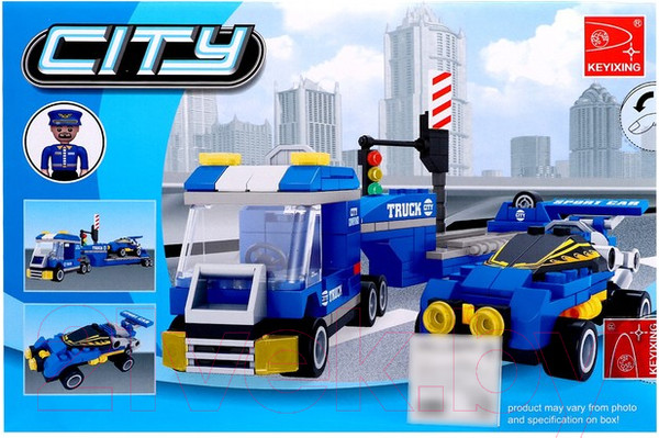 Изображение товара Конструктор Keyixing Тягач с прицепом / 576121