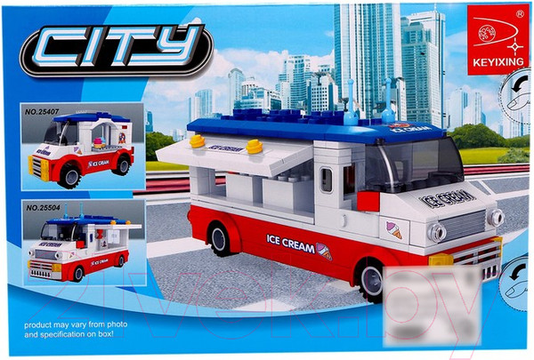 Изображение товара Конструктор Keyixing Фургон с мороженым / 576141