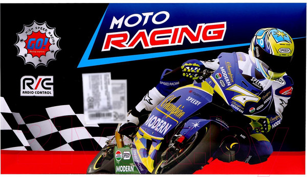 Изображение товара Радиоуправляемая игрушка Sima-Land Спортбайк / 7615603 (красный)