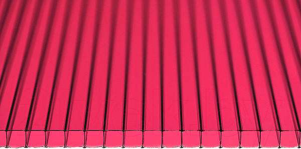 Изображение товара Сотовый поликарбонат Sotalight 6000x2100x6мм (гранат)